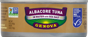 Genova Tuna In Water With Sea Salt 12/5 Oz [UNFI #58917]