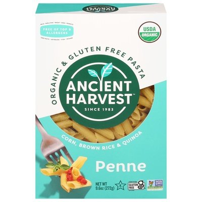 Ancient Harvest Penne Gluten Free 12/9.6 Oz [UNFI #59111]