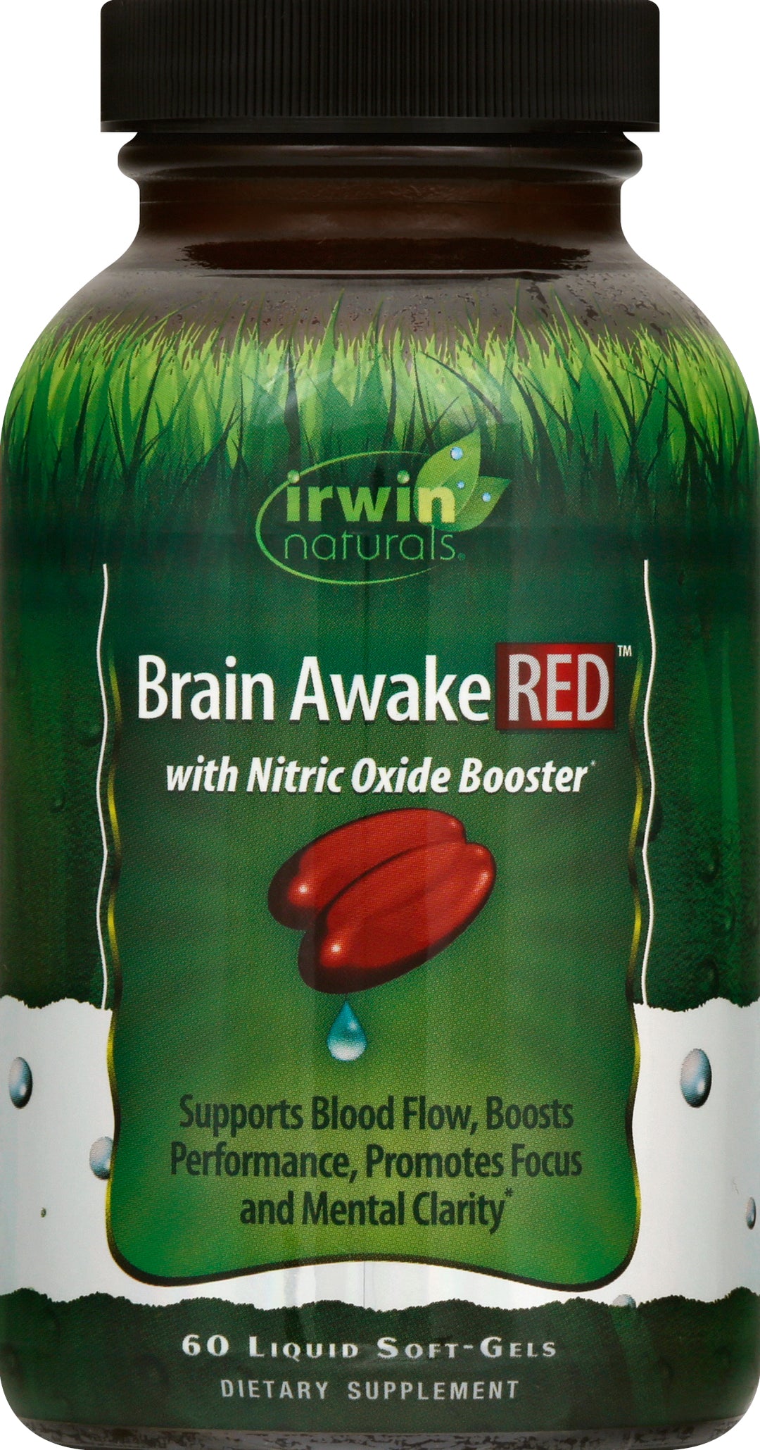 Irwin Naturals Brain Awake Red 60 Sgel [UNFI #58326] T