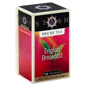 Stash Tea English Breakfast Decaf 6/18 Bag [UNFI #29298]