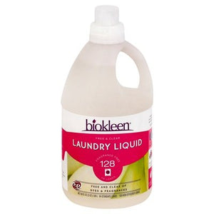 Biokleen Free & Clear Laundry Liquid 64 Oz [UNFI #61004] T