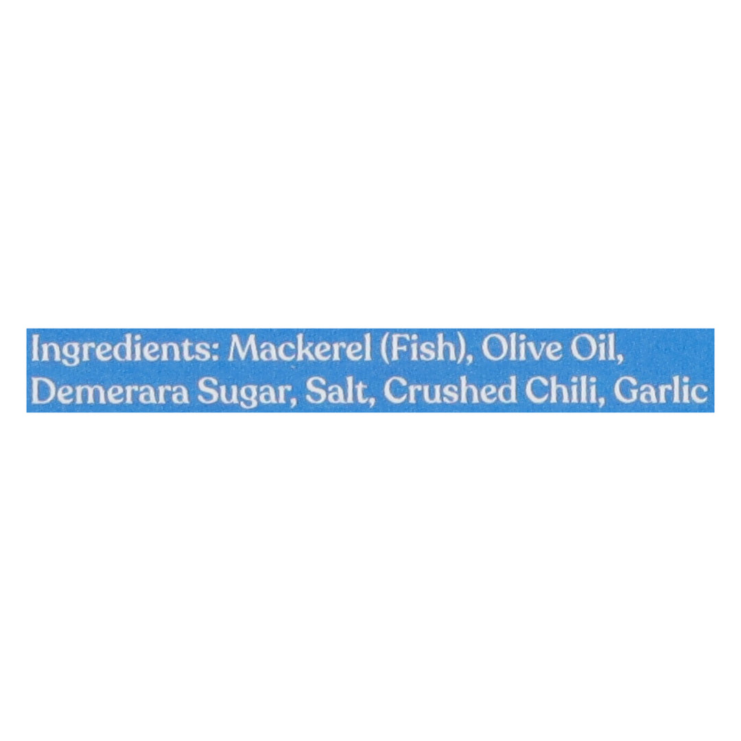 Fishwife Mackerel With Chili Flakes 12/3.7 Oz [UNFI #23557]