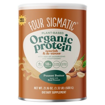 Four Sigmatic Protein,Plant Based,Peanut Btr 21.16 Oz [UNFI #68012] T
