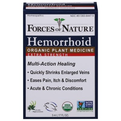 Forces Of Nature Hemorrhoid Control 5 Ml [UNFI #88922] T