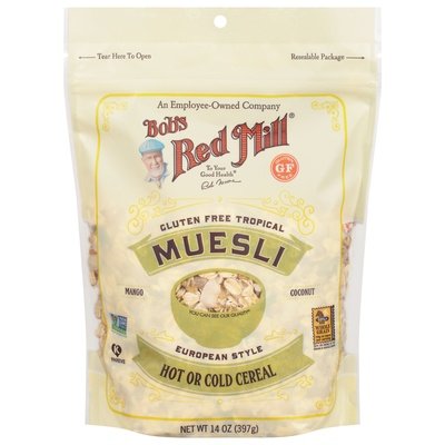 Bobs Red Mill Muesli Gf Tropical 4/14 Oz [UNFI #14485]