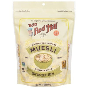 Bobs Red Mill Muesli Gf Tropical 4/14 Oz [UNFI #14485]