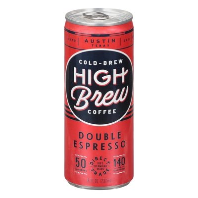 High Brew Coffee Double Espresso Rtd 12/8 Oz [UNFI #54623]