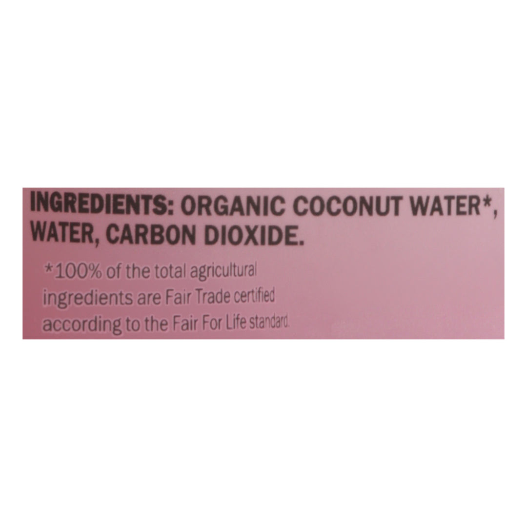 Harmless Harvest Coconut Water Sparkling 6/16 Oz [UNFI #41700] T