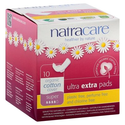 Natracare Ultra Extra Pads Super 10 Ct [UNFI #43617] T