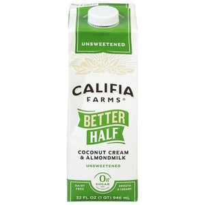 Califia Farms Better Half Unsweetened 6/32 Oz [UNFI #75169]