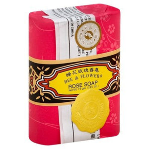 Bee & Flower Soaps Rose 12/2.65 Oz [UNFI #58747] T