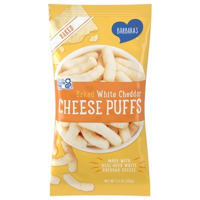 Barbaras Bakes White Cheddar 12/5.5 Oz [UNFI #35007]