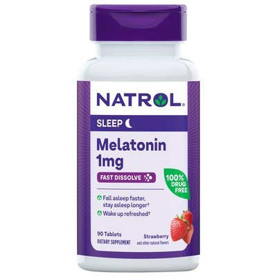 Natrol Melatonin 1Mg Fast Disolve 90 Tab [UNFI #43875] T