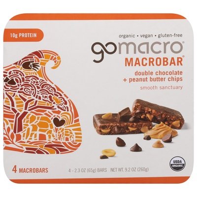 Gomacro Double Chocolate Pnut Butter 7/4/2.3 Oz [UNFI #44184]