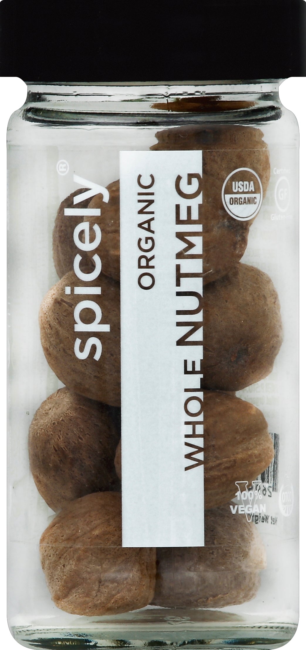 Spicely Organics Nutmeg Whole 3/1.4 Oz [UNFI #13702]
