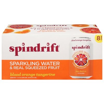 Spindrift Blood Orange Tangerine 3/8/12 Oz [UNFI #29332] T