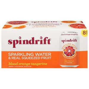 Spindrift Blood Orange Tangerine 3/8/12 Oz [UNFI #29332] T