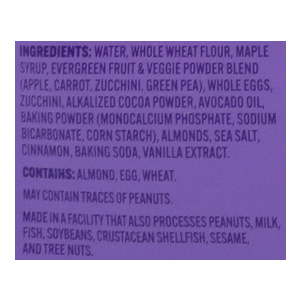 Evergreen Chocolate Zucchini Bread 8/9 Oz [UNFI #38934]