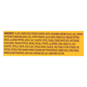 Feel Good Foods Burrito Chicken Chili Verde 12/5 Oz [UNFI #61171]