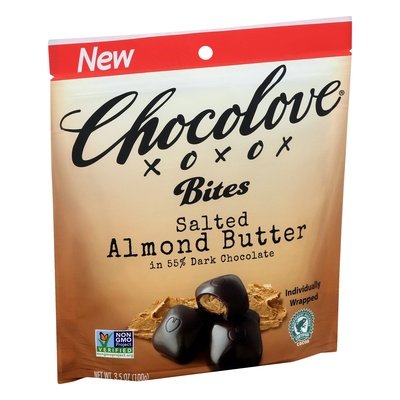Chocolove Bites,Almonds,Sea Salt Dk Choc 8/3.5 Oz [UNFI #60936]