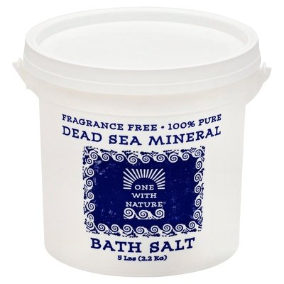 One With Nature Bath Salts Detox Fragrance Free 5 Lb [UNFI #23164] T