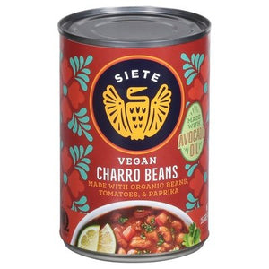 Siete Charro Refried Beans 12/15.5 Z [UNFI #06293]