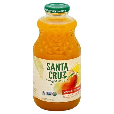 Santa Cruz Organic Mango Lemonade 12/32 Oz [UNFI #34602]