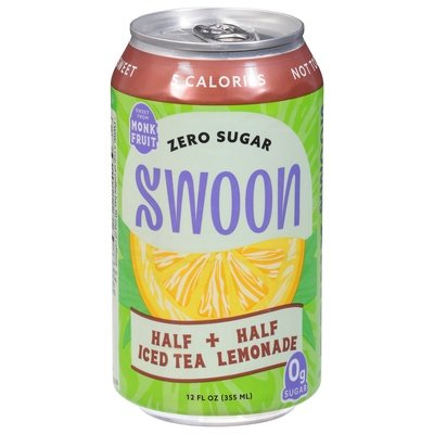Swoon Lemonade Half Tea 12/12 Oz [UNFI #57885]