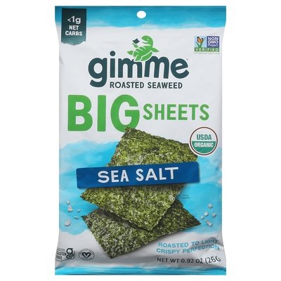 Gimme Wrapnroll Sea Salt Big Sheets 10/.92 Oz [UNFI #71976]