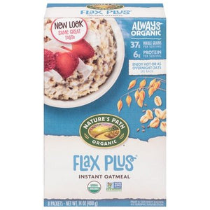 Natures Path Oatmeal Flaxplus 8Ct 6/14 Oz [UNFI #38427]