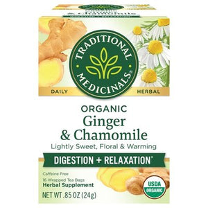 Traditional Medicinals Ginger With Chamomile 6/16 Bag [UNFI #28951] T