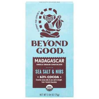 Beyond Good Sea Salt & Nibs Madagascar 10/2.64 Oz [UNFI #01894]