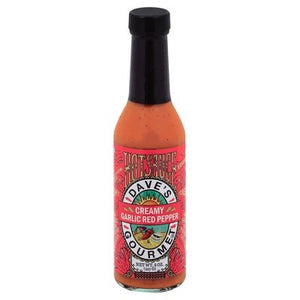 Daves Gourmet Hot Sauce Crmy Garlic Red Ppr 6/8 Oz [UNFI #33393]