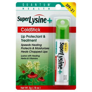 Quantum Health Suplysine+Lipcldstkspf21Plain .17 Oz [UNFI #58657] T