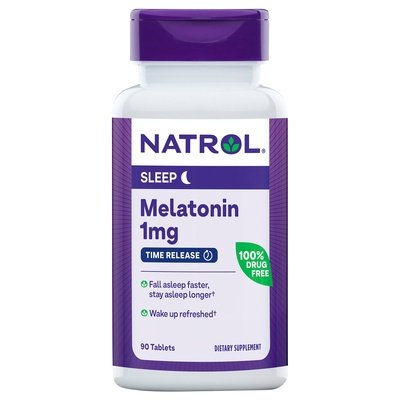 Natrol Melatonin Time Release 1 Mg 90 Tab [UNFI #40874] T