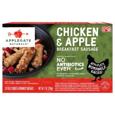 Applegate Farms Chicken & Apple Breakfast 12/7 Oz [UNFI #71385]