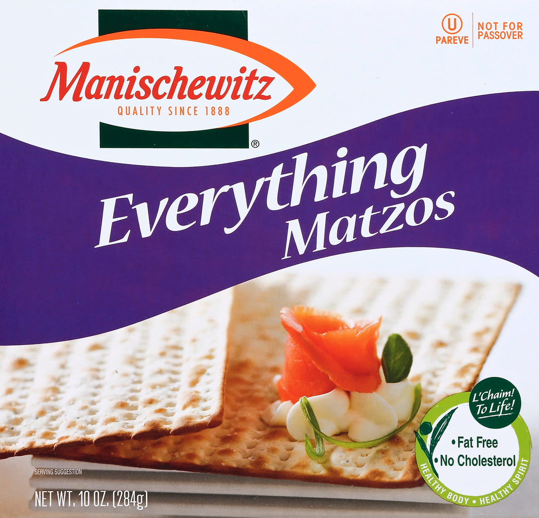 Manischewitz Matzo Everything 12/10 Oz [UNFI #77592]