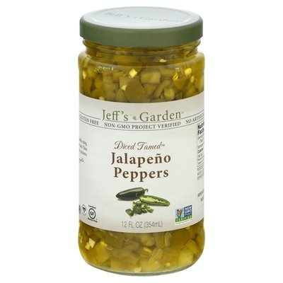 Jeffs Garden Jalapeno Diced Tamed 6/12 Oz [UNFI #60918]