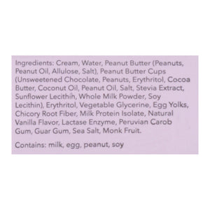 Rebel Ice Cream Peanut Butter Fudge 8/1 Pint [UNFI #71643]