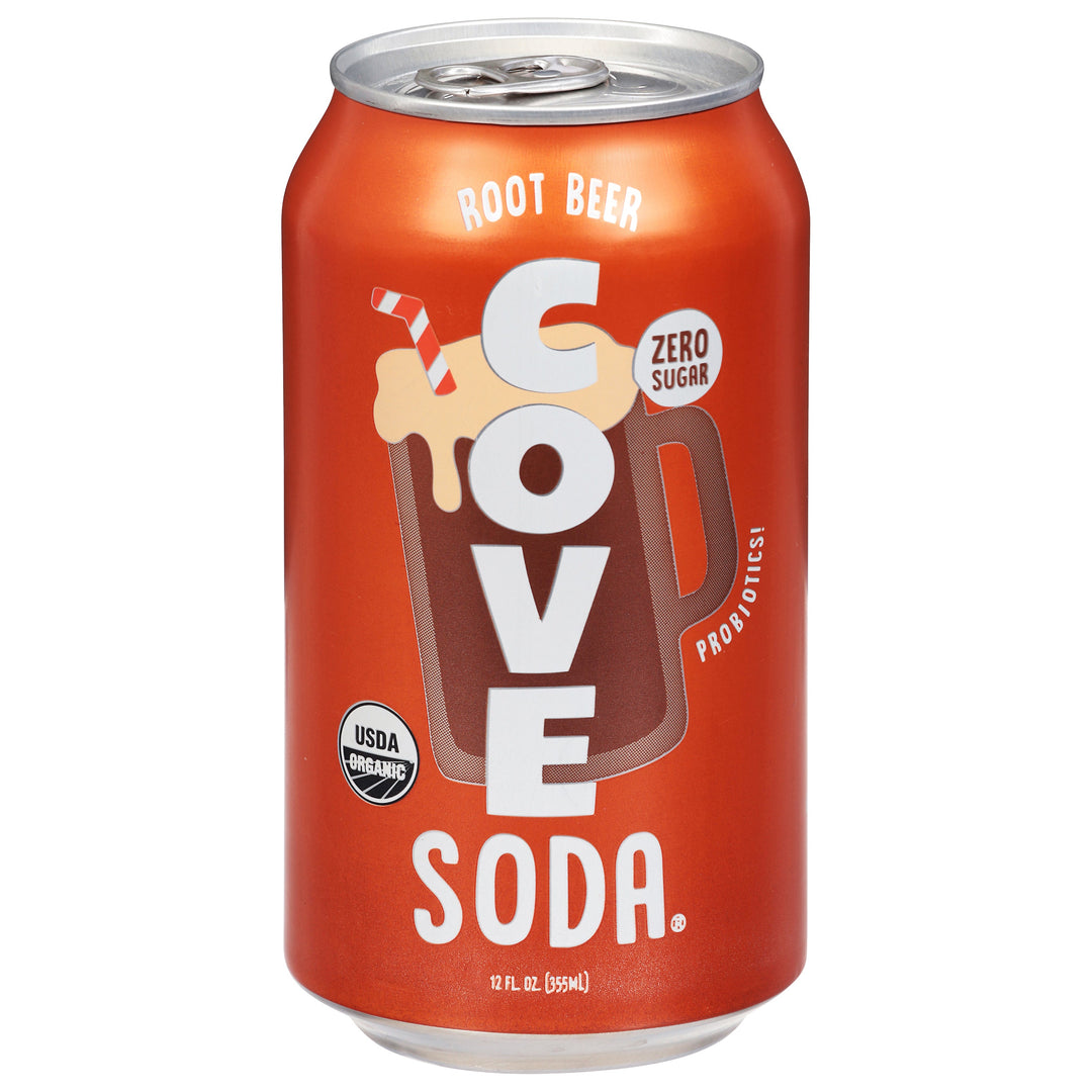 Cove Soda Root Beer Probiotic Og2 12/12 OZ [UNFI #65483] T
