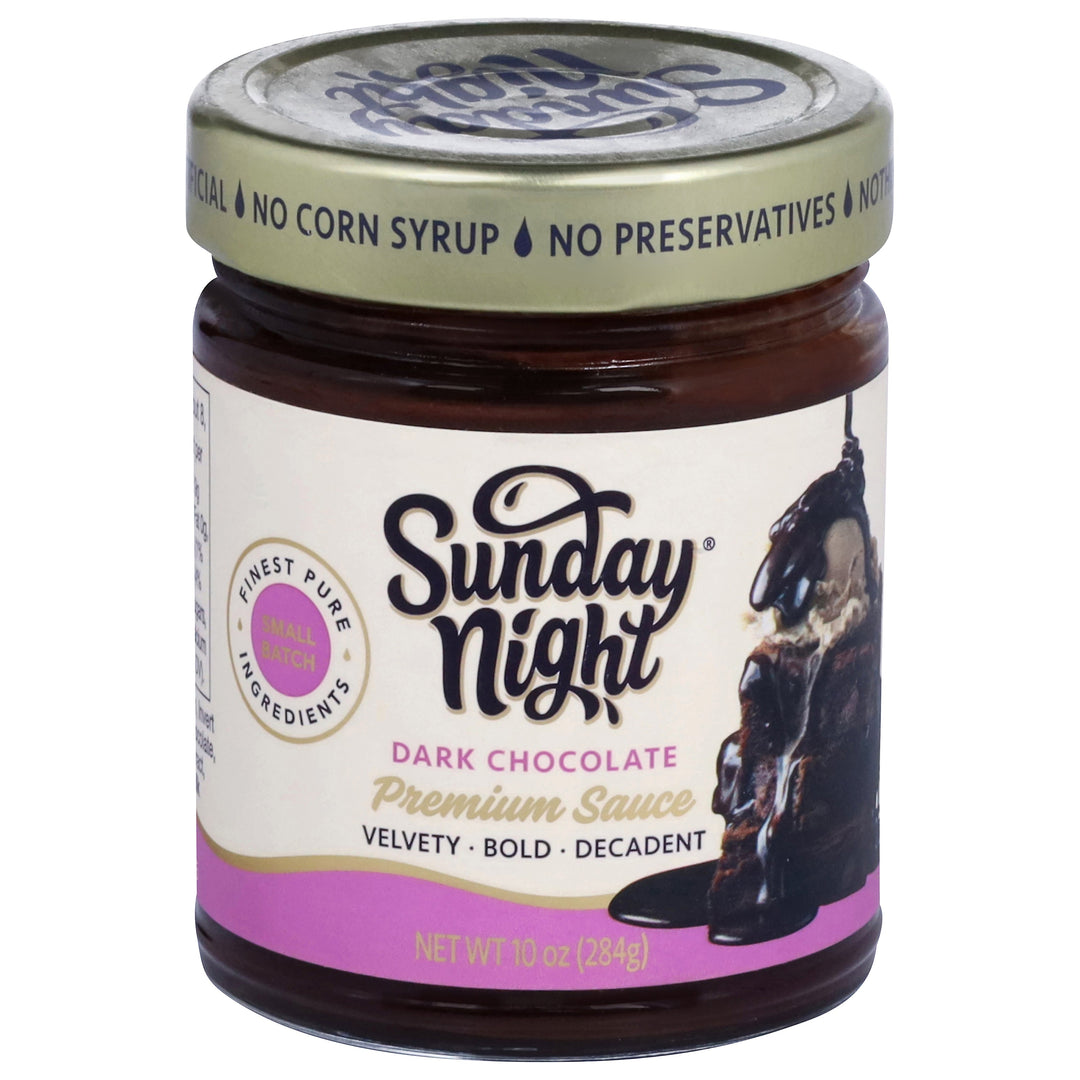 Sunday Night Bittersweet Chocolate Sauce 6/10 OZ [UNFI #08870]