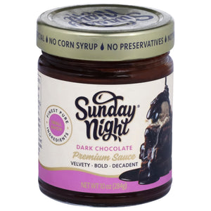 Sunday Night Bittersweet Chocolate Sauce 6/10 OZ [UNFI #08870]