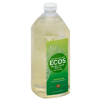 Ecos Liquid Hand Soap Refill Lemongrass 6/32 Oz [UNFI #67669] T