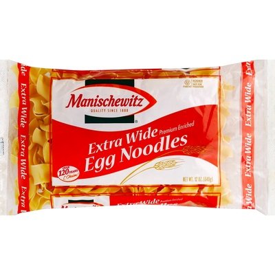 Manischewitz Noodles Egg Extra Wide 12/12 Oz [UNFI #74218]