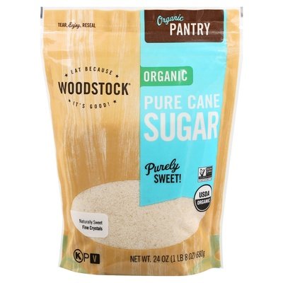 Woodstock Pure Cane Granulated 12/24 Oz [UNFI #24905]