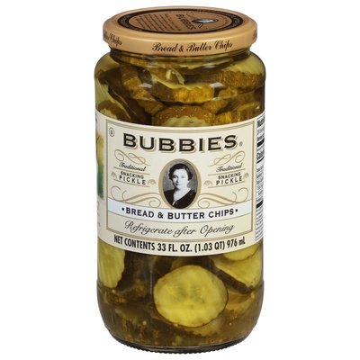 Bubbies Bread & Butter 6/33 Oz [UNFI #73845]