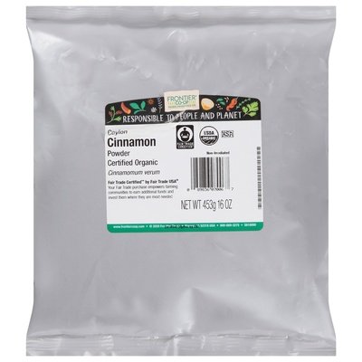 Frontier Nat Prod Co-op Cinnamon Powder Ceylon 1 Lb [UNFI #01174]