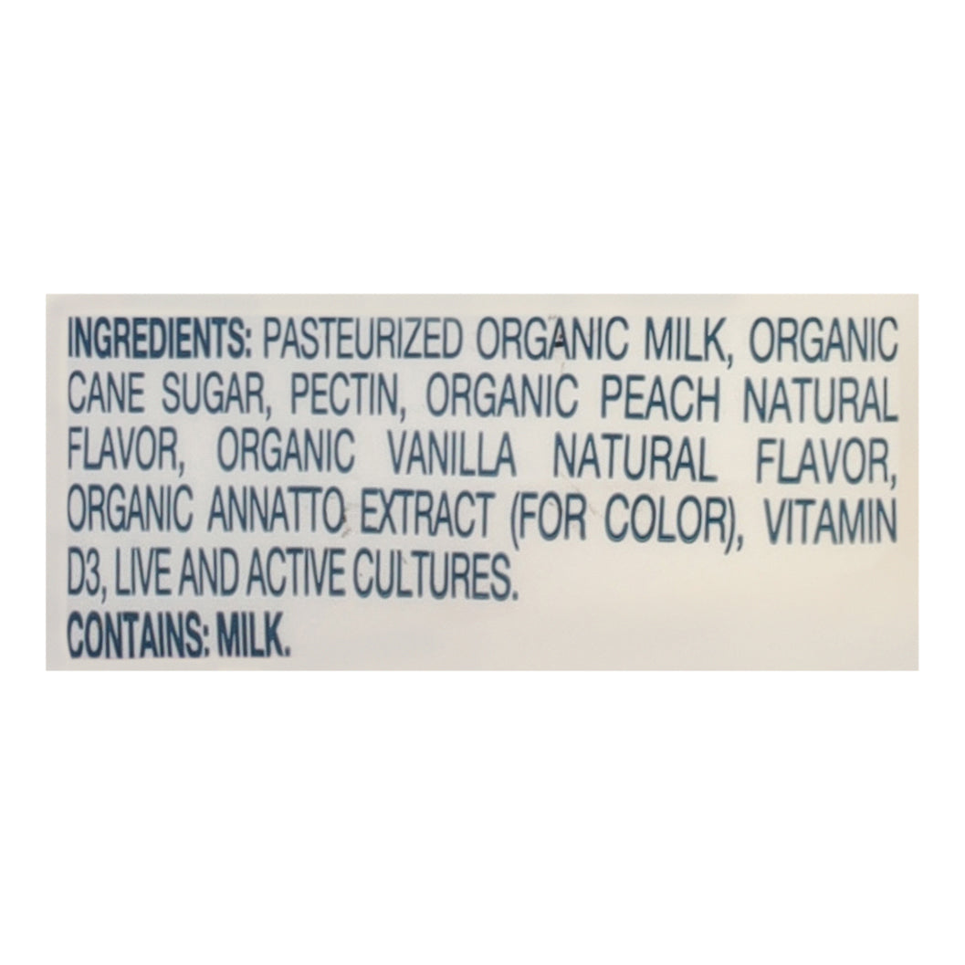 Lifeway Peach Whole Milk 6/8 Oz [UNFI #44941]