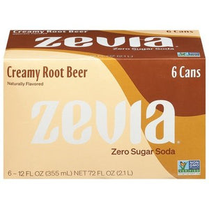 Zevia Creamy Root Beer 4/6/12 Oz [UNFI #08400] T