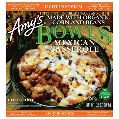 Amys Mexican Casserole Light Sodium 12/9.5 Oz [UNFI #72766]